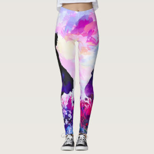 Legging Wildflower Wonderland Watercolor
