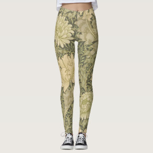 Legging William Morris Chrysantemum Soft Floral Design