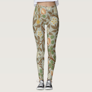 Legging William Morris Clover Flor Botânica