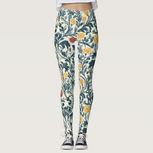 Legging William Morris Floral Pattern