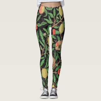 Legging William Morris Fruta padrão Vintage