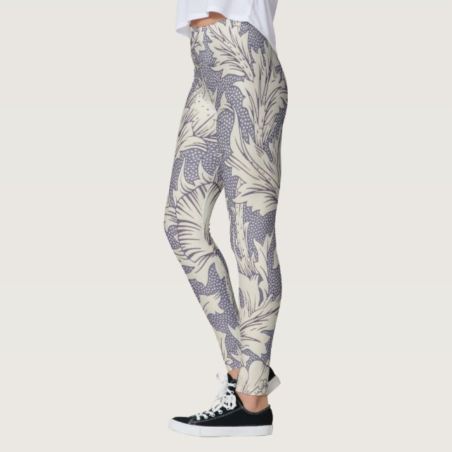 Legging William Morris Horn Poppy Classic Floral (Esquerda)