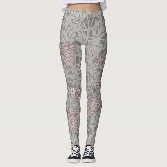 Legging William Morris Jasmine Flower Pattern (Frente)