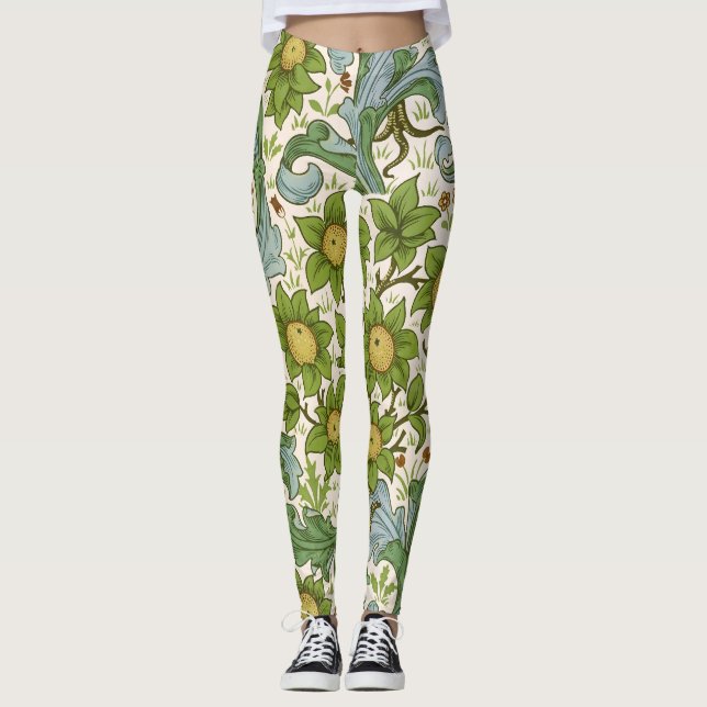 Legging William Morris' Orchard Delight Art (Frente)