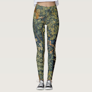 Legging William Morris - Pheasant Bird Tree Botanical