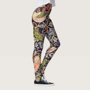 Legging William Morris Strawberry Thef Floral Art Nouveau