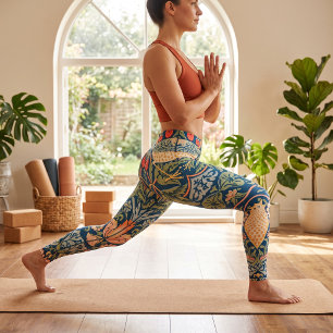 Legging William Morris Strawberry Thief Floral Arte Novo