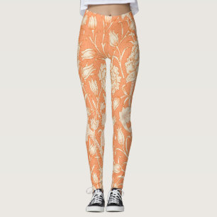 Legging William Morris Wild Tulip famoso padrão