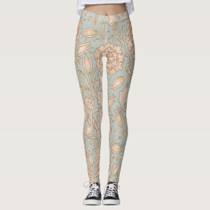 Legging William Morris Wild Tulip Flower Floral Design