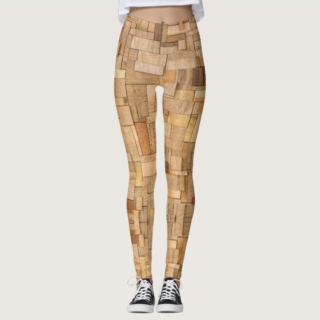 Legging Wood Plywood - Power yoga Ir (Frente)