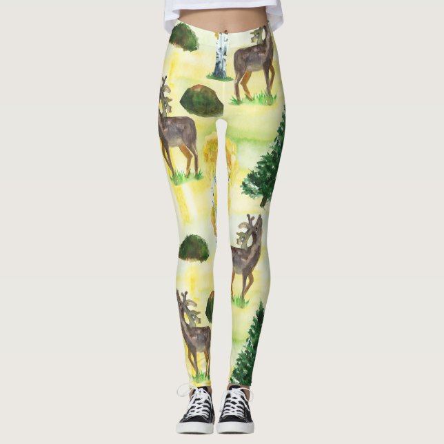 Legging Woodland veer Watercolor (Frente)