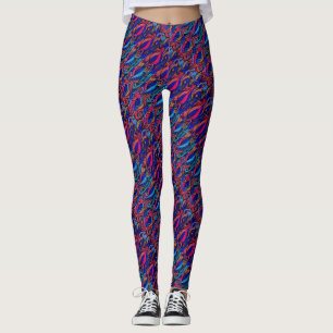 Legging Wool Topped paisley