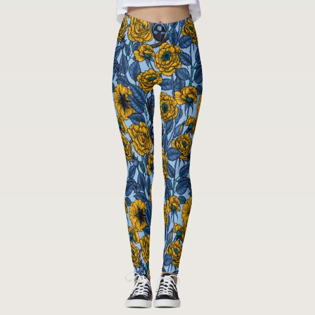 Legging Wren nos rosas (Frente)