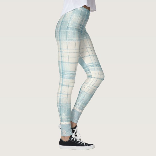 Legging Xadrez azul (Direita)