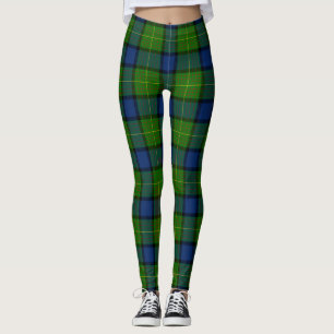 Legging Xadrez azul verde Muir Moore tartan