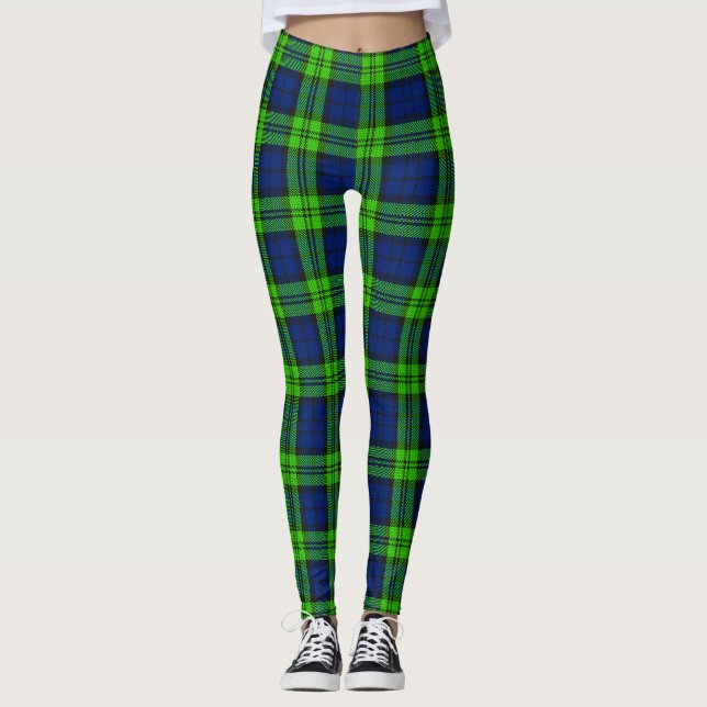 Legging Xadrez Blackwatch Tartan (Frente)