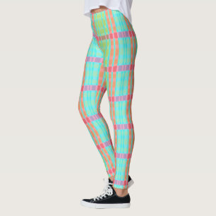 Legging Xadrez Brilhante Colorida