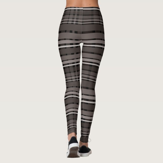 Legging Xadrez castanha escura (Verso)