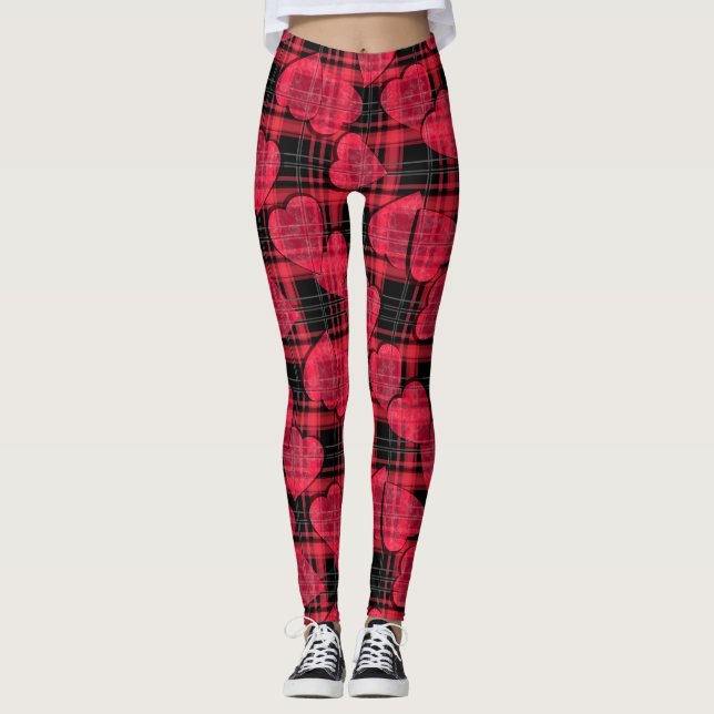 Legging Xadrez de amor (Frente)