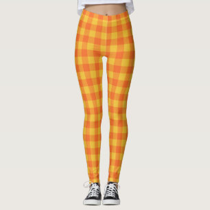 Legging Xadrez de Buffalo Retroativa Padrão de Tartan Ama