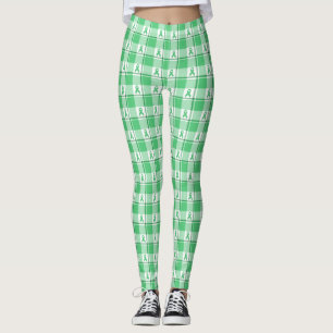 Legging Xadrez de Conscientização sobre Câncer de Fígado F