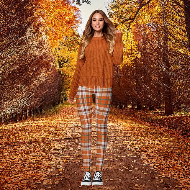 Legging Xadrez de outono (Criador carregado)