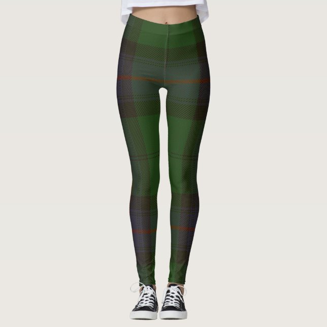 Legging Xadrez de Tartan escocesa de Armstrong (Frente)