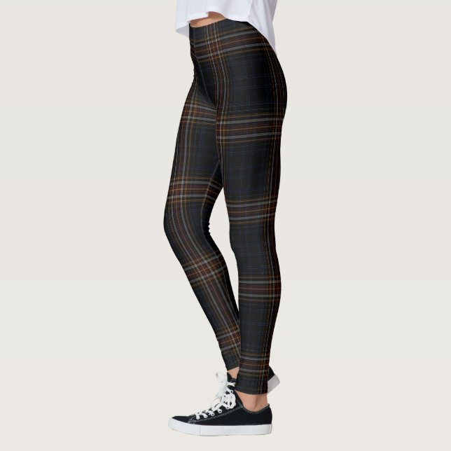 Legging Xadrez de Tartan gigante amarela vermelha preta (Esquerda)