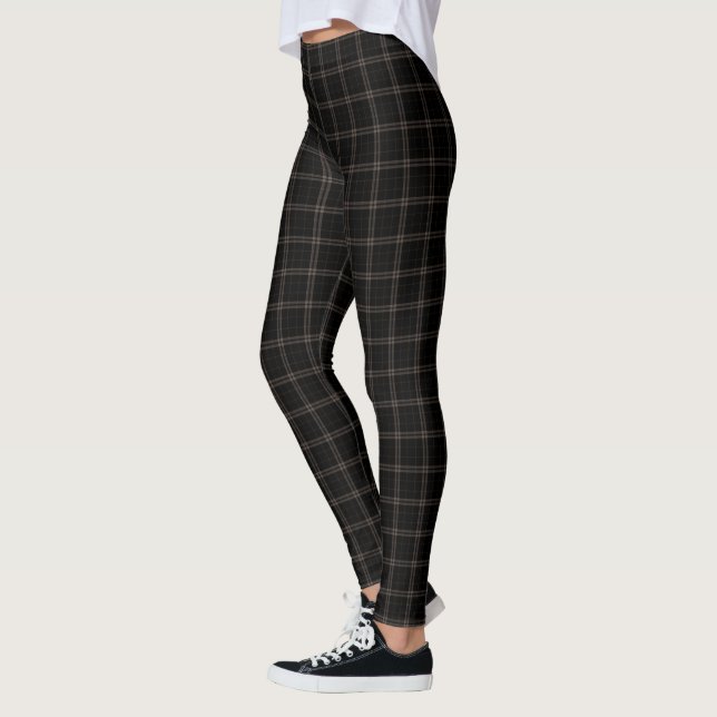 Legging Xadrez de Tartan pequena amarela vermelha branca (Esquerda)