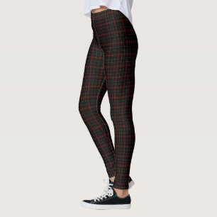 Legging Xadrez de Tartan pequena amarela vermelha dobro