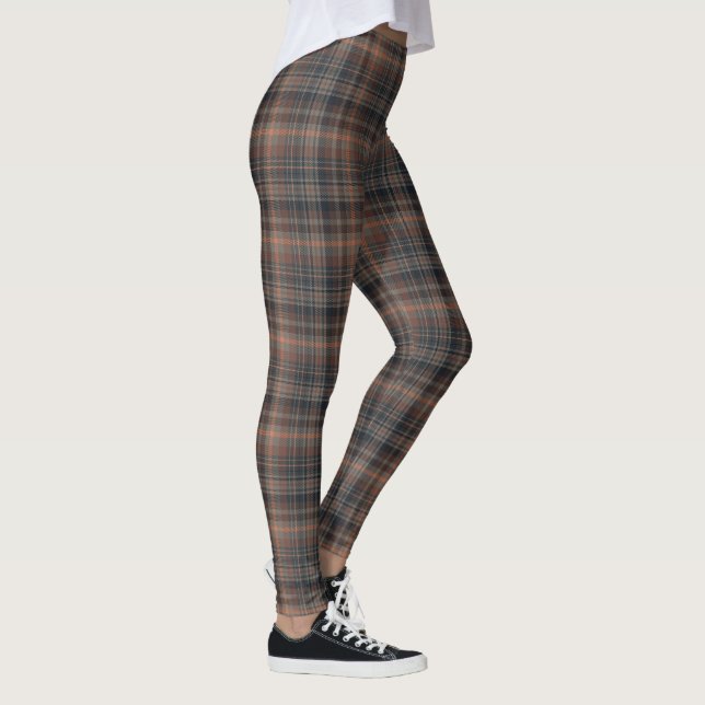Legging Xadrez de Terras Escuras de Madeira   (Direita)