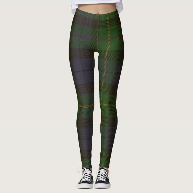 Legging Xadrez do clã do Tartan de MacBride (Frente)