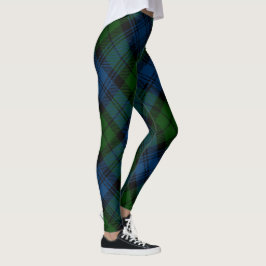 Legging Xadrez Green Campbell Militar Russo Tartan