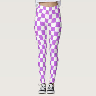 Legging Xadrez magenta visual clássico