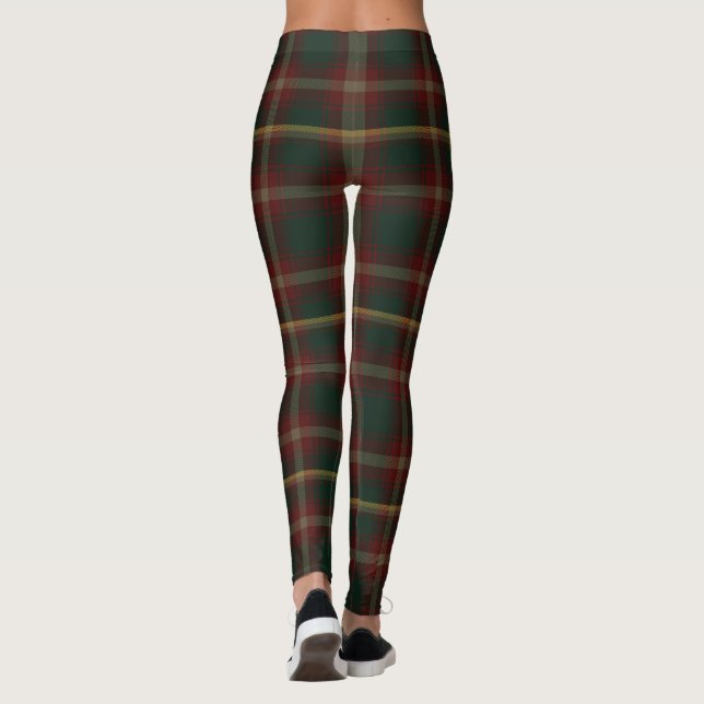 Legging Xadrez Maple Leaf, (Verso)