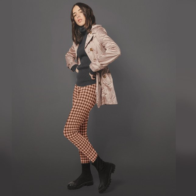 Legging Xadrez Padrão de Forno Anticorpo Redwood (Criador carregado)