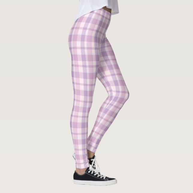 Legging Xadrez rosa (Direita)