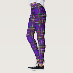 Legging Xadrez roxa