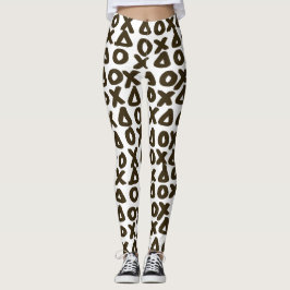 Legging XO geometric marker marks