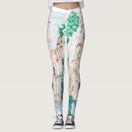 Legging Yellow Church