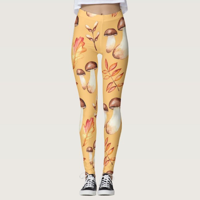 Legging Yellow Mushroom Garden (Frente)