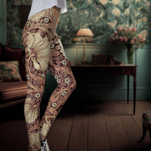 Legging Yoga Dusty Rosa William Morris
