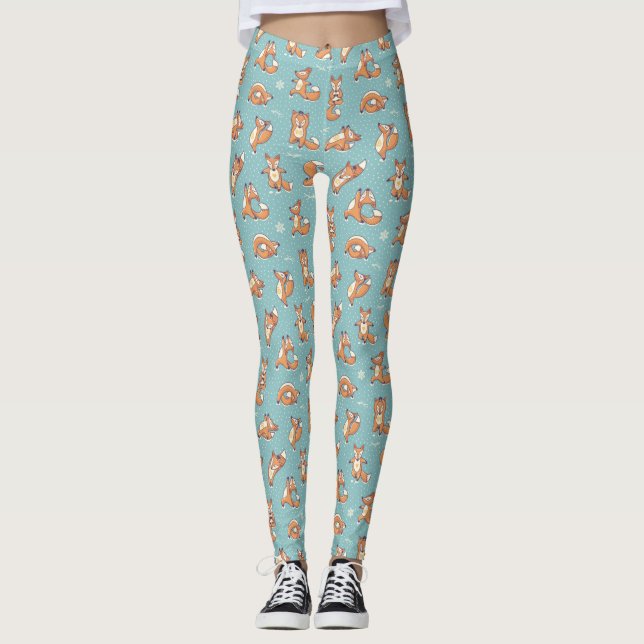 Legging Yoga Foxes (Frente)