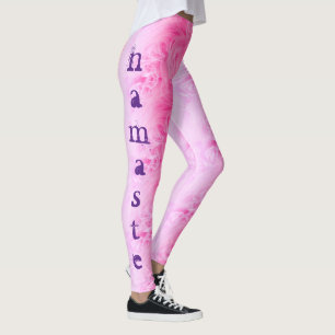 Legging Yoga Namaste Pink Roxo Esportivo Comfy Cozy