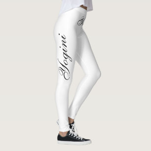 Legging yogini preto no branco