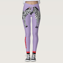 Zebra adorável Fundo roxo Fofo Feminino