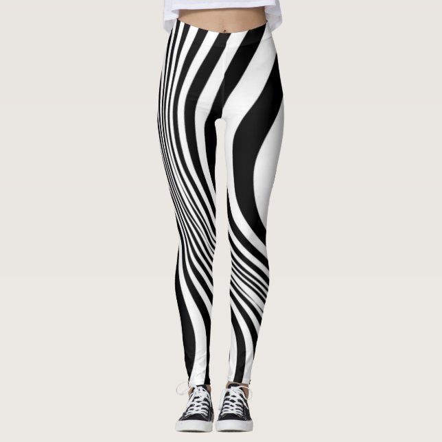 Legging Zebra Animal Skin Texture Pattern-88 (Frente)