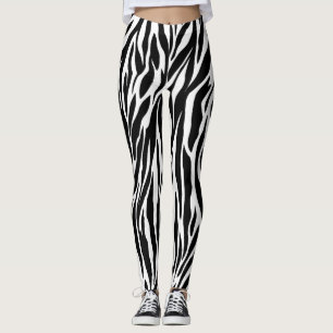 Legging Zebra - calças justas