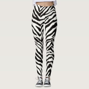 Legging Zebra Pattern