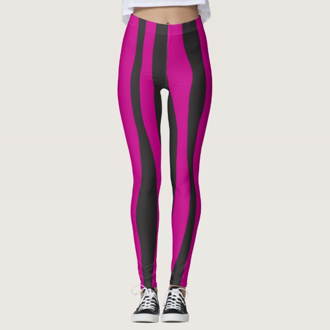 Legging Zebra roxa (Frente)